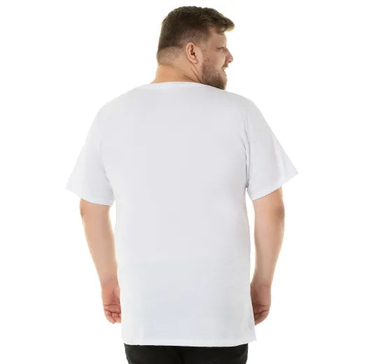 CAMISETA PLUS SIZE MALHA FRIA PV