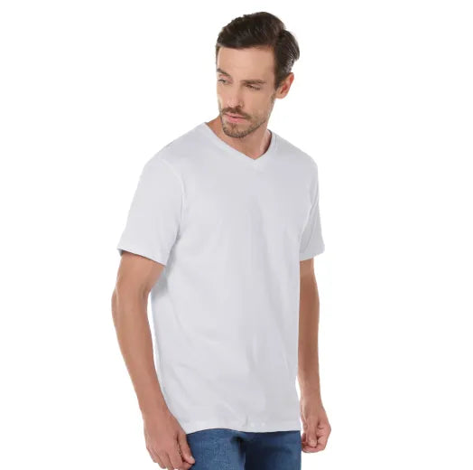 CAMISETA ALGODÃO GOLA V