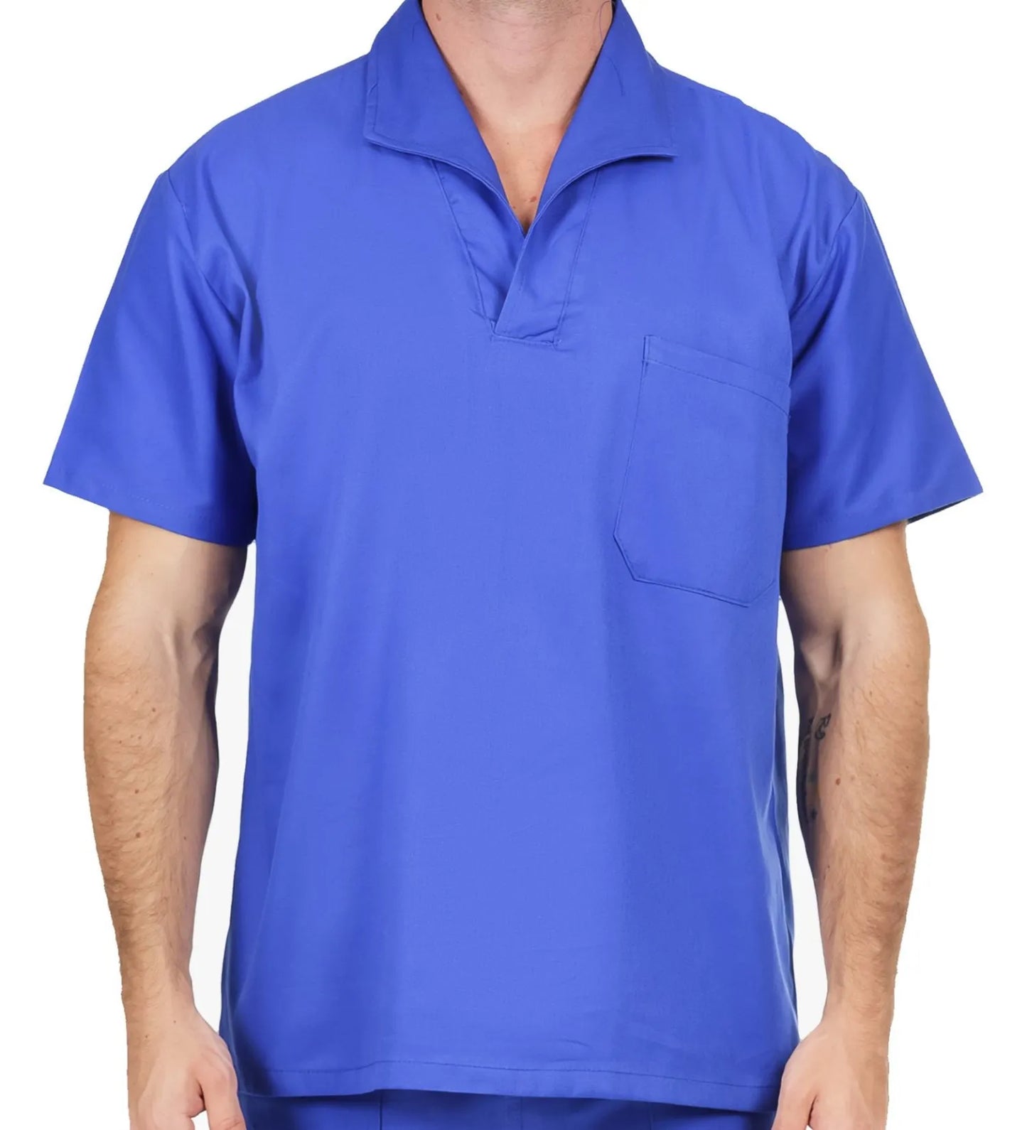 CAMISA DE BRIM GOLA ITALIANA