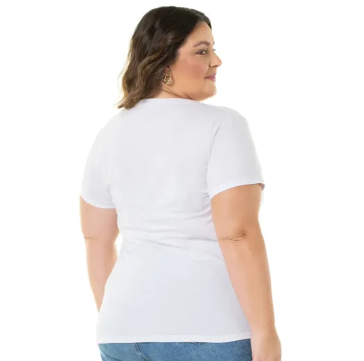 CAMISETA PLUS SIZE MALHA FRIA PV