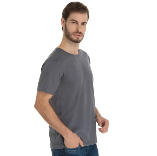 CAMISETA ALGODÃO GOLA CARECA
