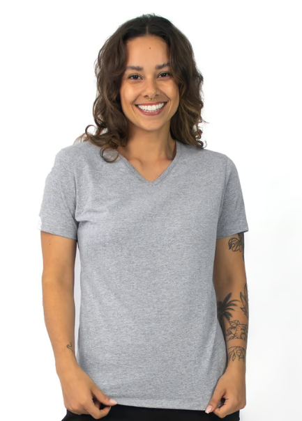 CAMISETA ALGODÃO GOLA V