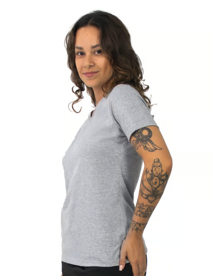 CAMISETA ALGODÃO GOLA V