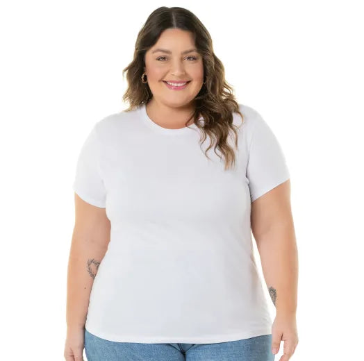 CAMISETA PLUS SIZE MALHA FRIA PV