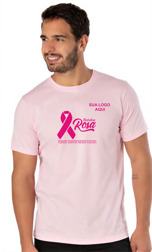 CAMISETA UNISSEX OUTUBRO ROSA